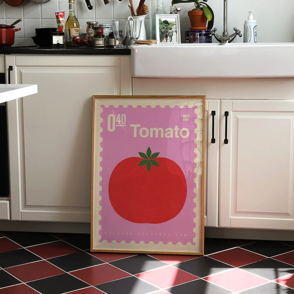 Proper Goods Tomato Pink | A2 Unframed