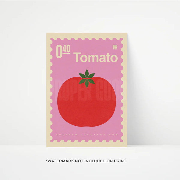 Proper Goods Tomato Pink | A2 Unframed