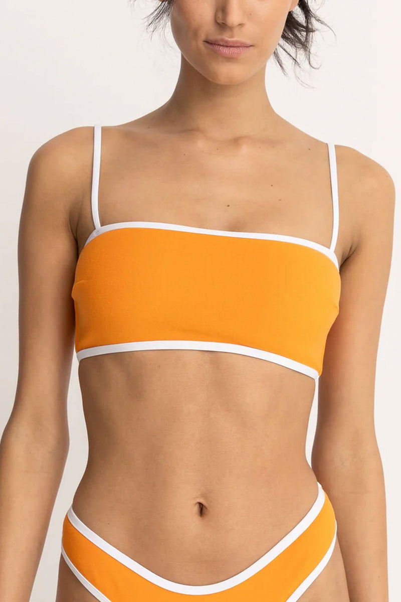 Rhythm Terry Bandeau Top Orange