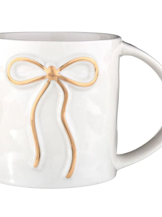 Santa Barbara Design Studio Bow Mug - Gold