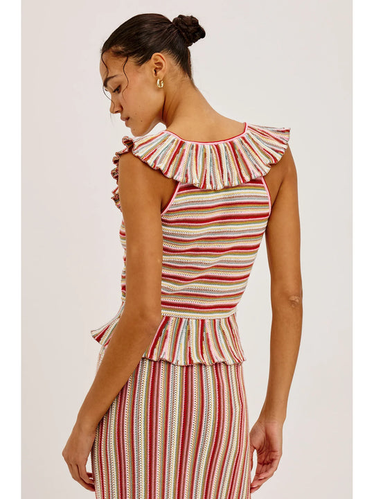 Rails Carmelita Top - Havana Stripe