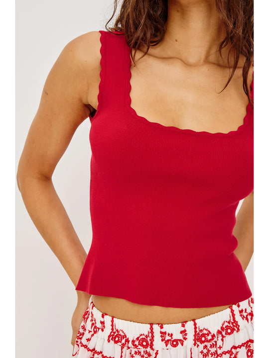 Rails Flore Tank - Tomato