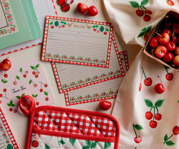 Rifle Paper Co. Cherry Farm Recipe Binder