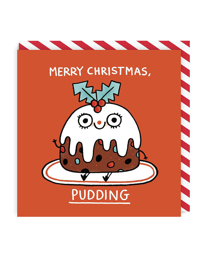 Ohh Deer Merry Christmas Pudding Square