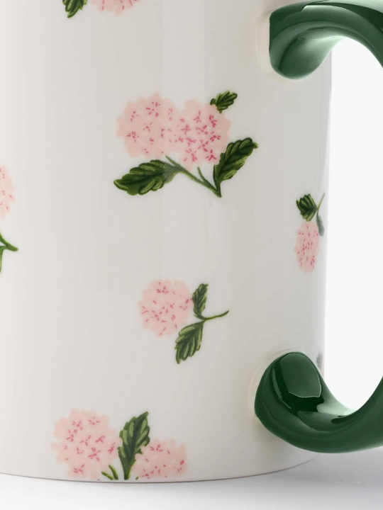 Rifle Paper Co. Pink Hydrangea Porcelain Mug