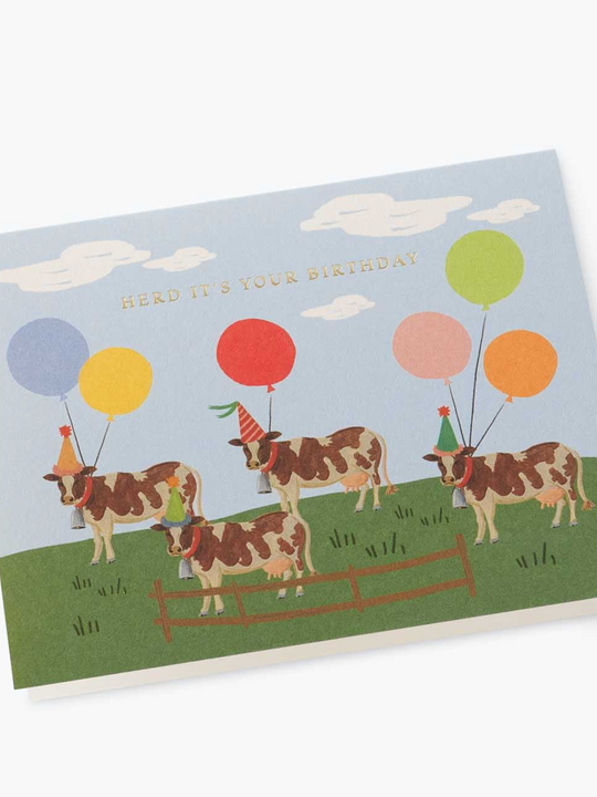 Rifle Paper Co. Herd It's Your Birthday Card