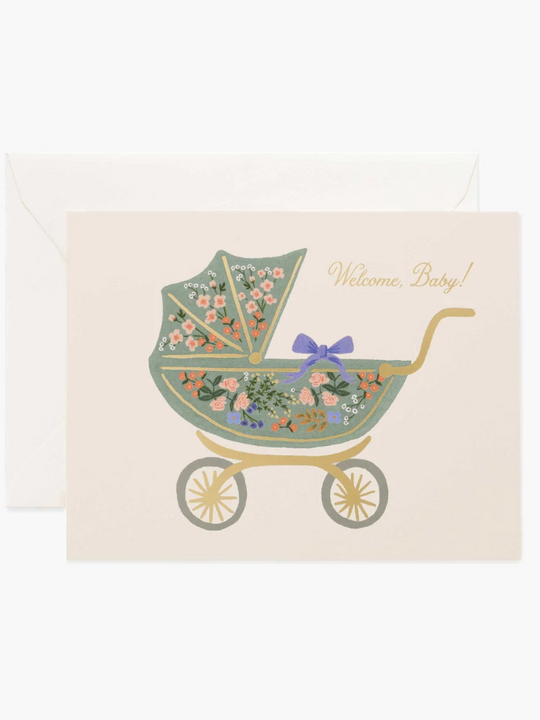 Rifle Paper Co. Floral Pram Card