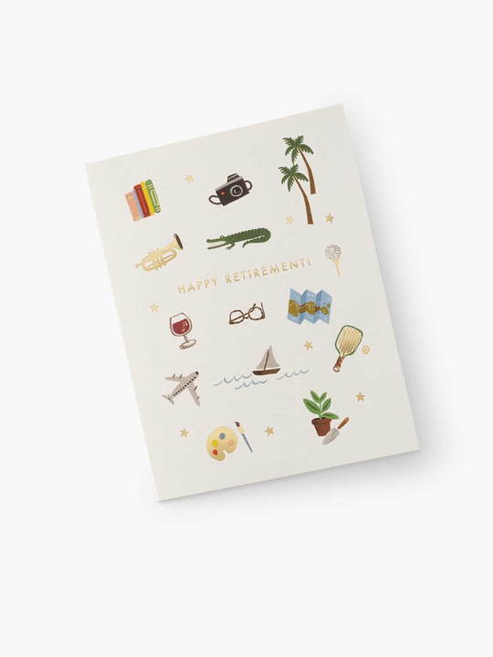 Rifle Paper Co. Happy Retirement Card