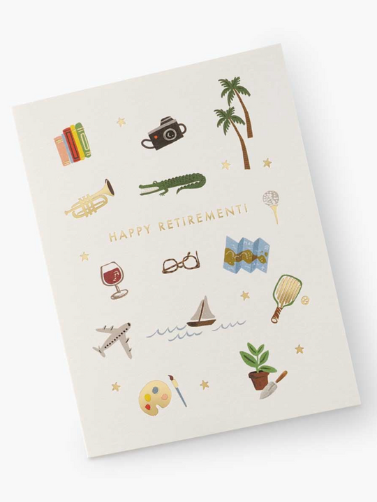 Rifle Paper Co. Happy Retirement Card