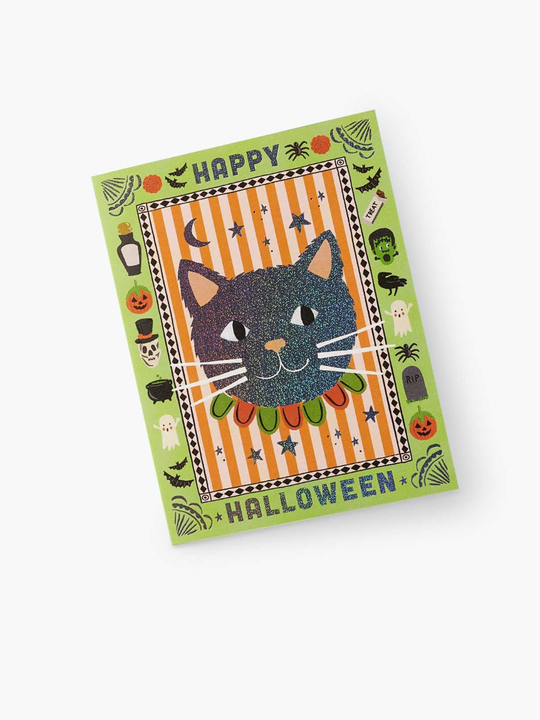 Rifle Paper Co. Spooky Cat Halloween Card
