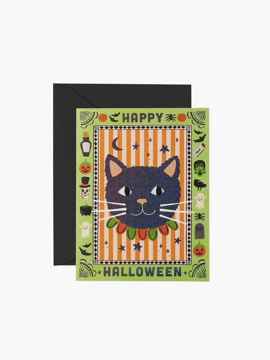 Rifle Paper Co. Spooky Cat Halloween Card