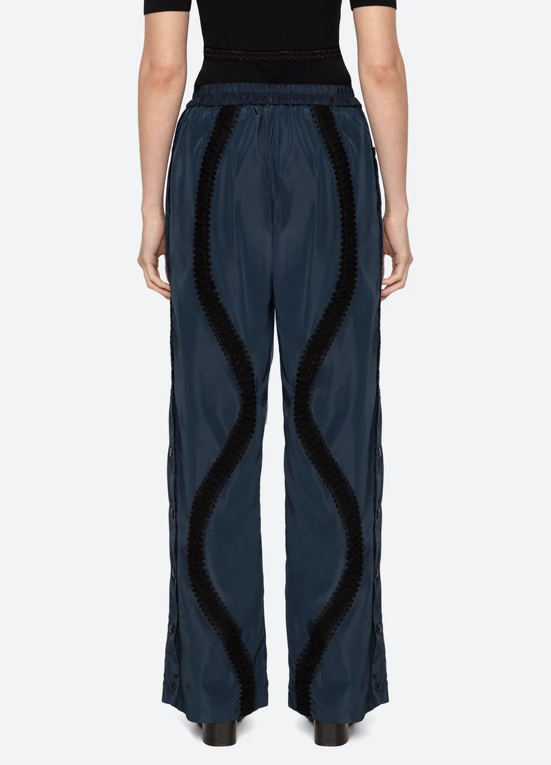 Sea NY Averie Windbreaker Track Pants Navy