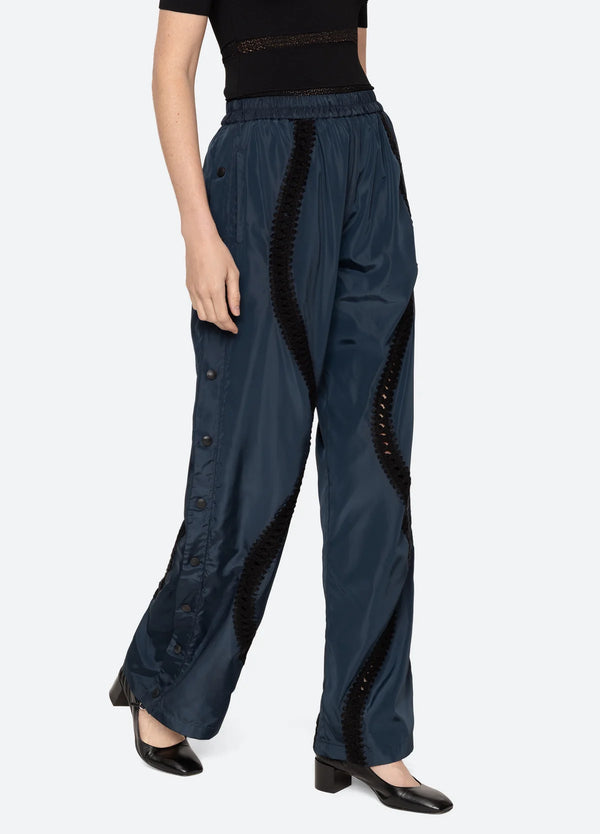 Sea NY Averie Windbreaker Track Pants Navy