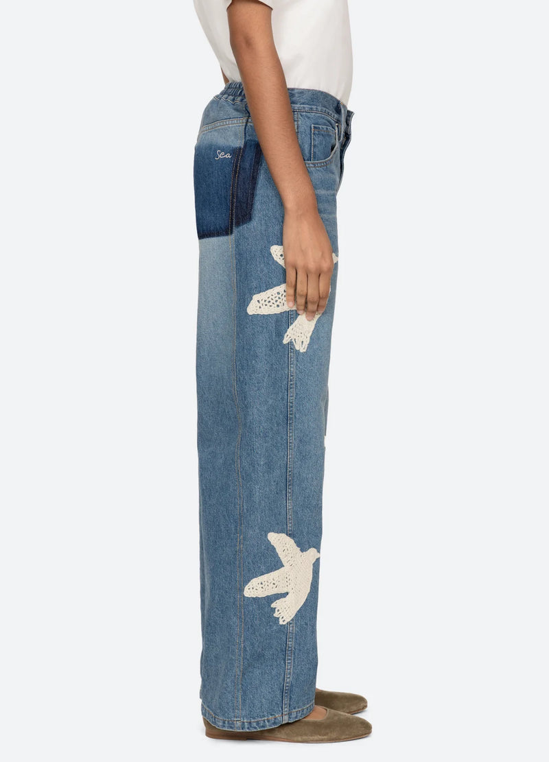 Sea NY Payton Denim Jeans Blue