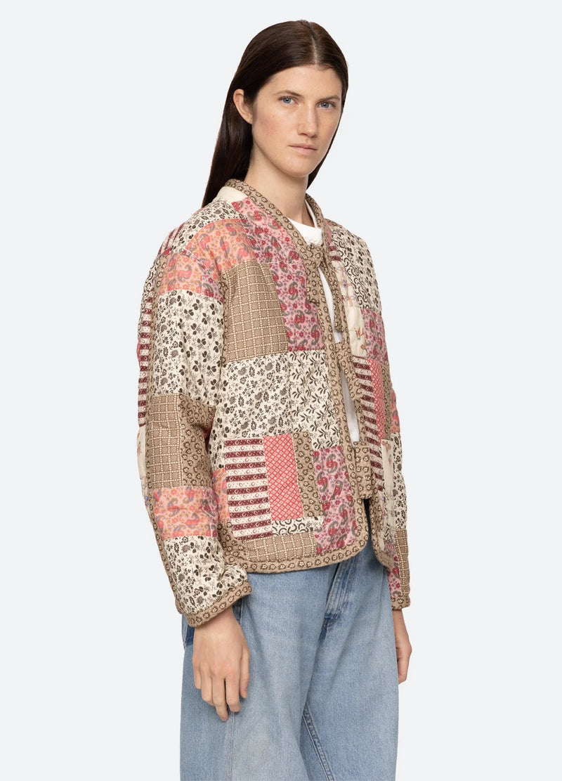 Sea NY Presley Quilter Patchwork Jacket Multi