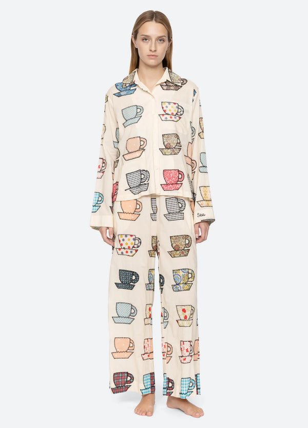 Sea NY Karmen Tea Cup Sleepwear PJ Set