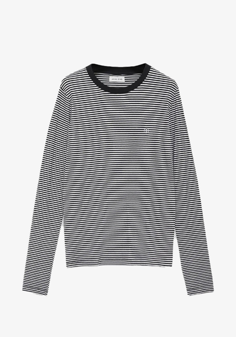 Anine Bing Rylan Tee - Black And White Stripe