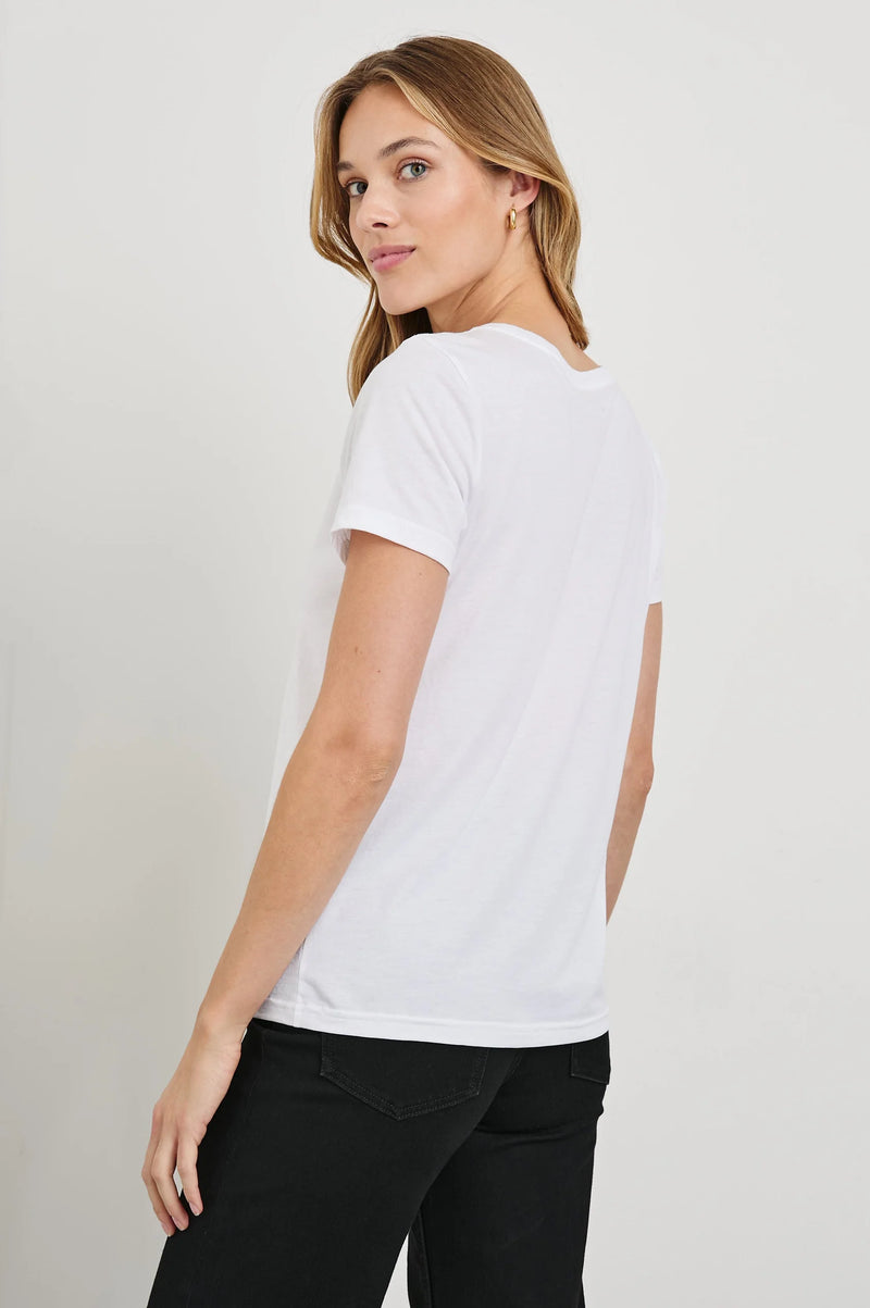 Rails Classic V-Neck White