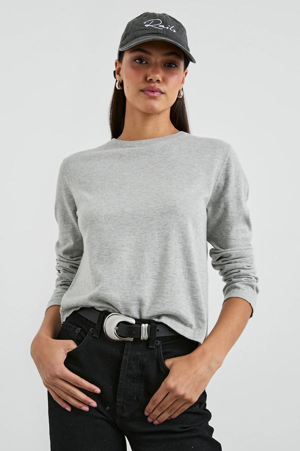 Rails Cotton Cashmere Long Heather Grey