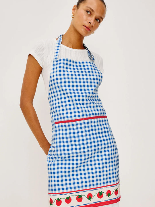 Rails Cucina Apron - Gingham Tomatoes