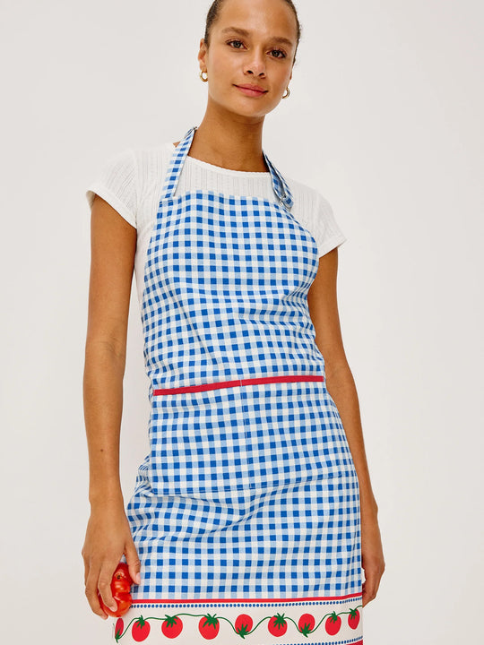 Rails Cucina Apron - Gingham Tomatoes