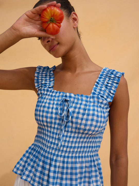 Rails Donna - Azure Gingham
