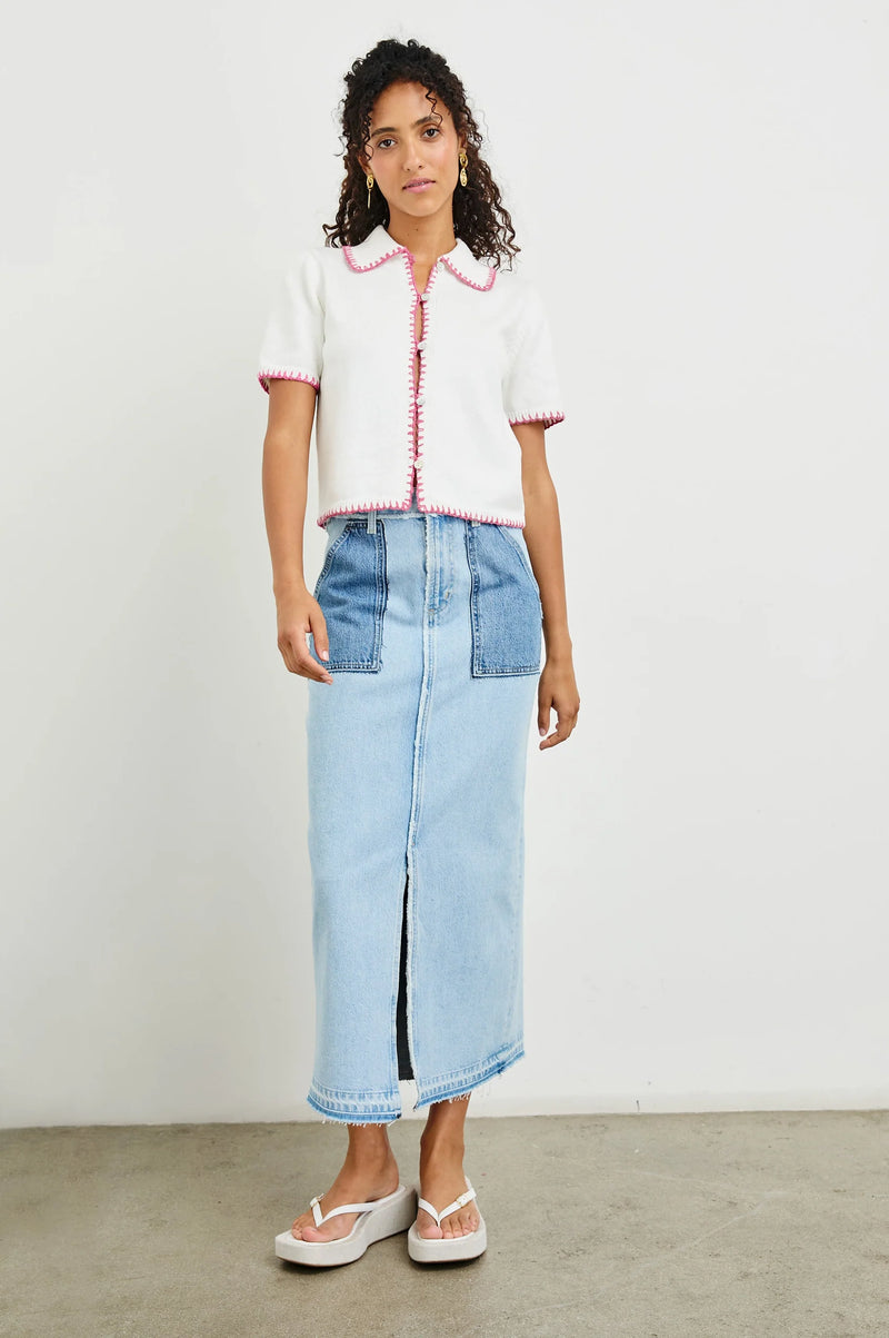 Rails Maliah Ivory Hibiscus