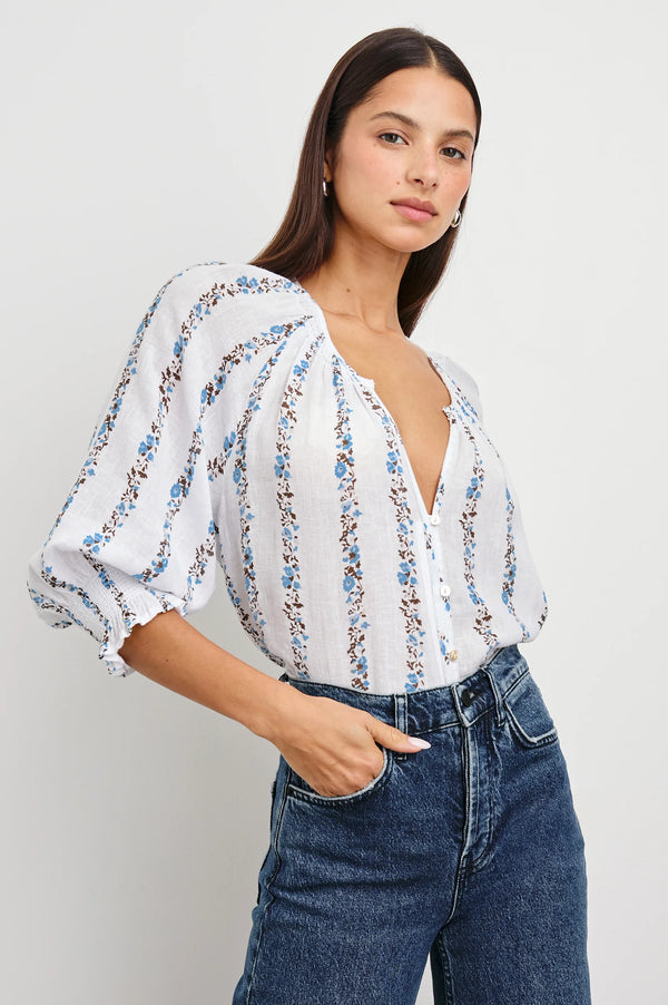 Rails  Mariah Bluebell Stripe
