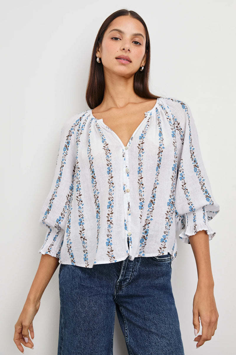 Rails  Mariah Bluebell Stripe
