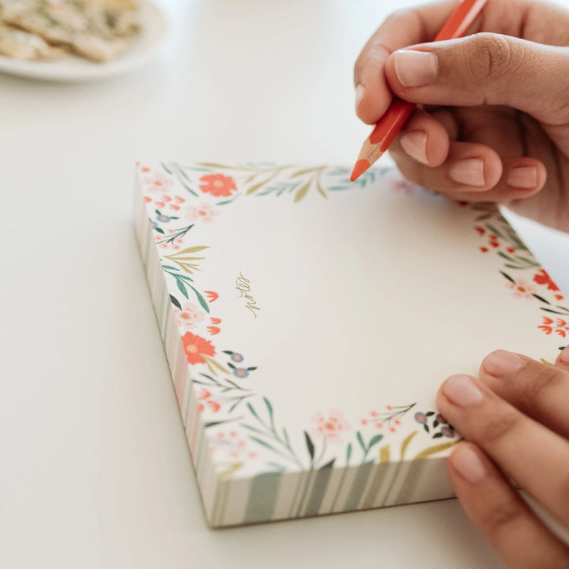 Ramona & Ruth Floral Block Notepad