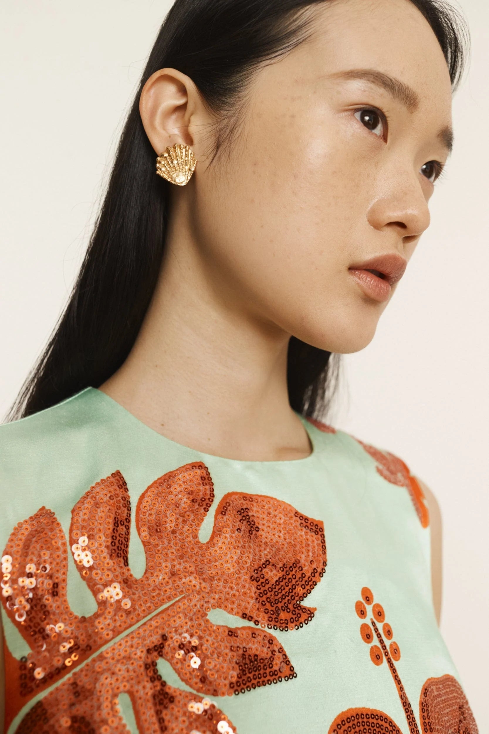 Alemais Reverie Mismatched Shell Studs