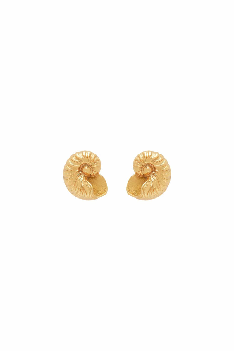 Alemais Reverie Nautilus Shell Studs