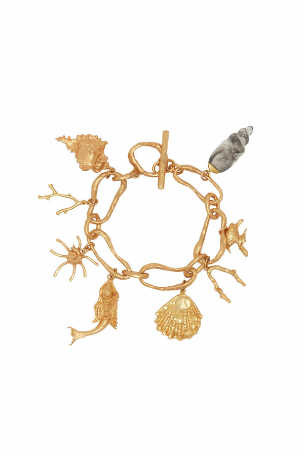 Alemais Reverie Sea Shell Charm Bracelet
