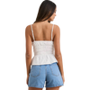 Rhythm Gigi Tie Front Top White