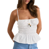 Rhythm Gigi Tie Front Top White