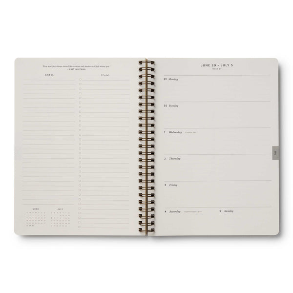 Rifle Paper Co. 2026 Dahlia 12-Month Softcover Spiral Planner