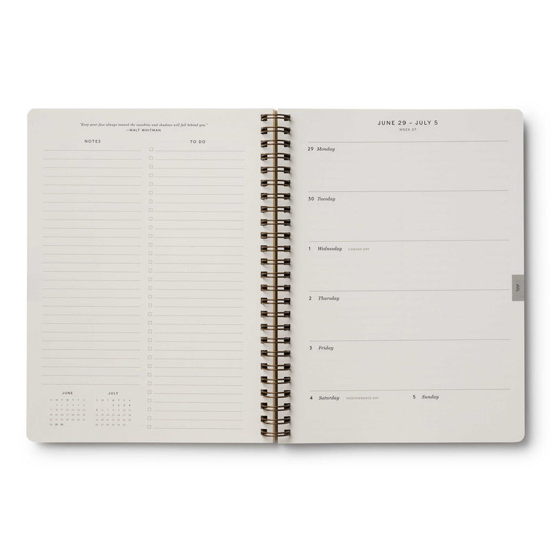 Rifle Paper Co. 2026 Dahlia 12-Month Softcover Spiral Planner