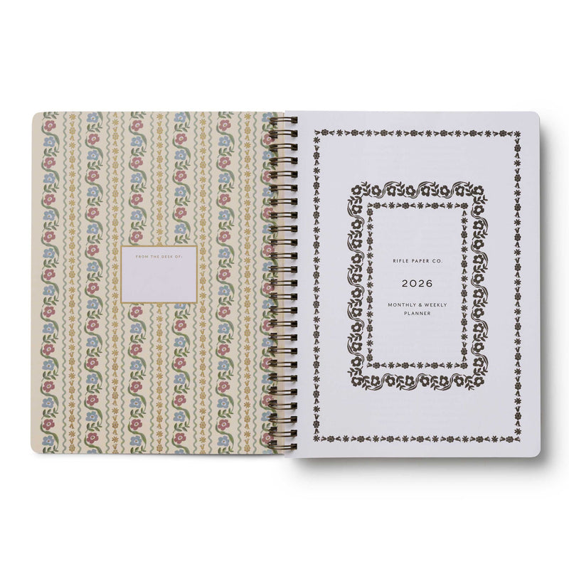 Rifle Paper Co. 2026 Dahlia 12-Month Softcover Spiral Planner