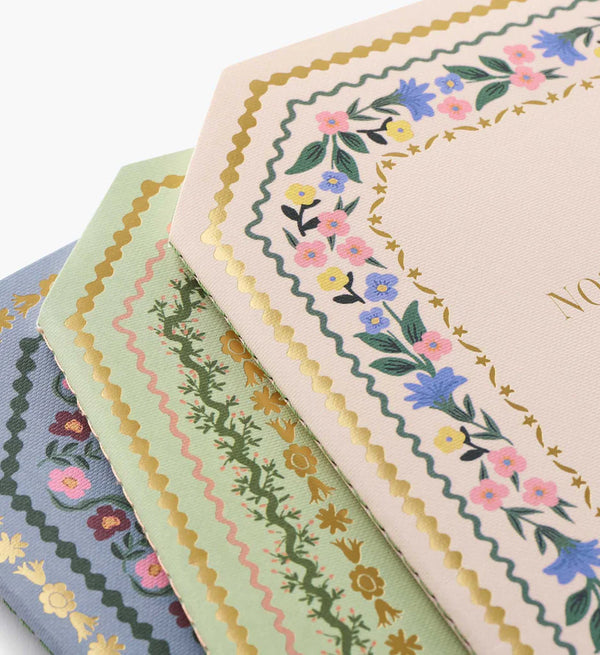 Rifle Paper Co. Assorted Set of 3 Gemma Notebooks