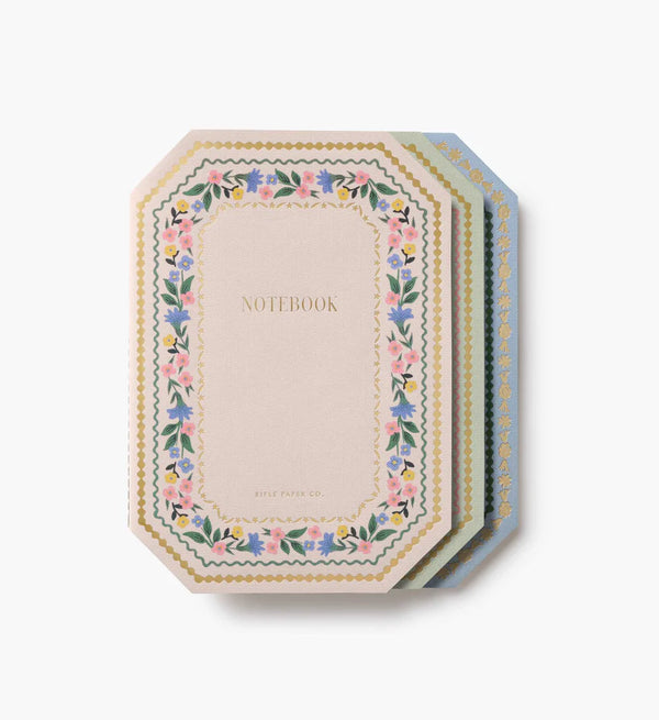 Rifle Paper Co. Assorted Set of 3 Gemma Notebooks