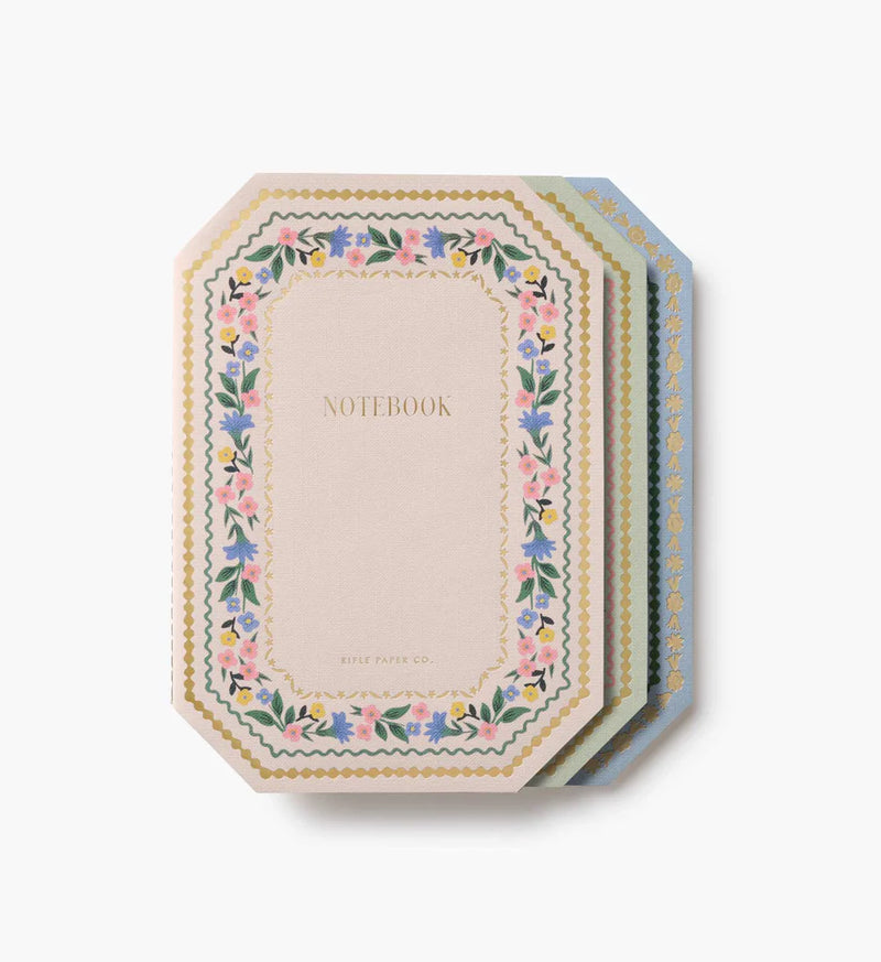 Rifle Paper Co. Assorted Set of 3 Gemma Notebooks