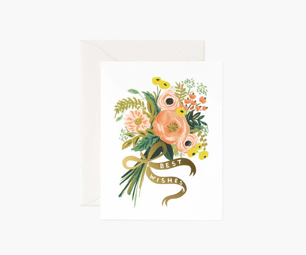 Rifle Paper Co. Best Wishes Bouquet Card