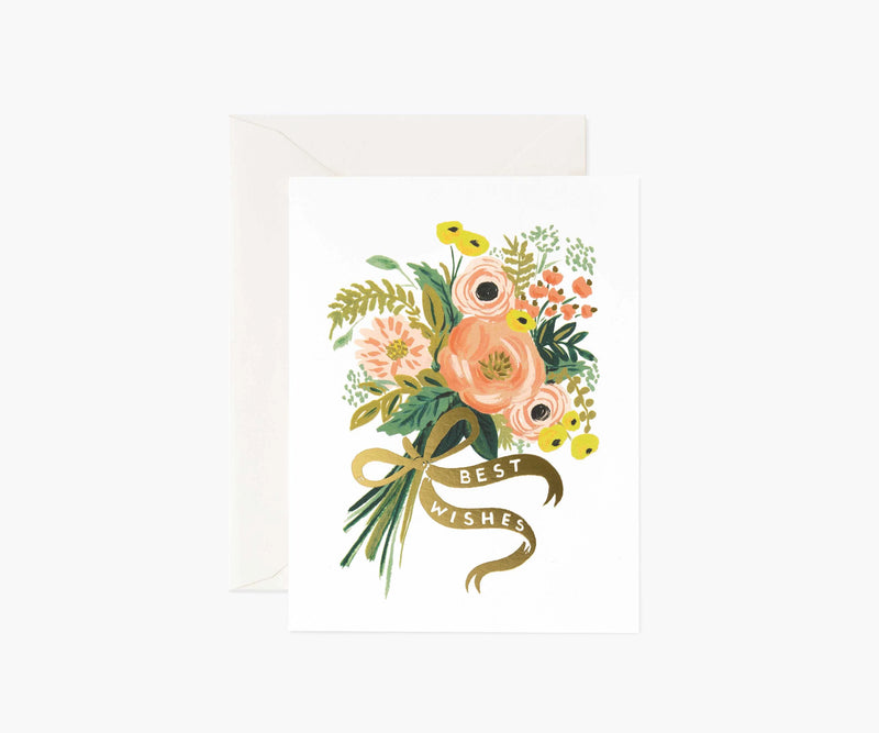 Rifle Paper Co. Best Wishes Bouquet Card