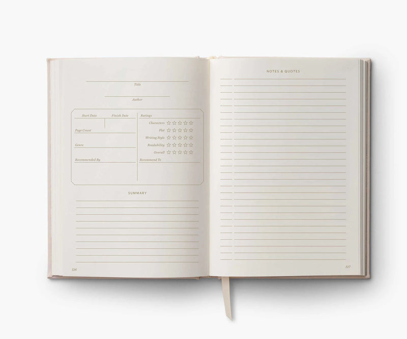 Rifle Paper Co. Book Club Embroidered Book Journal