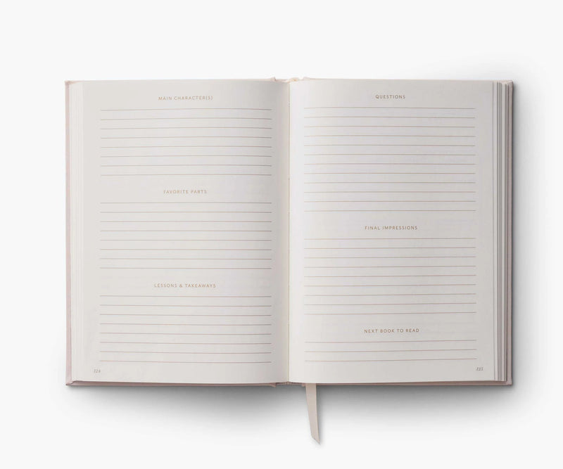 Rifle Paper Co. Book Club Embroidered Book Journal