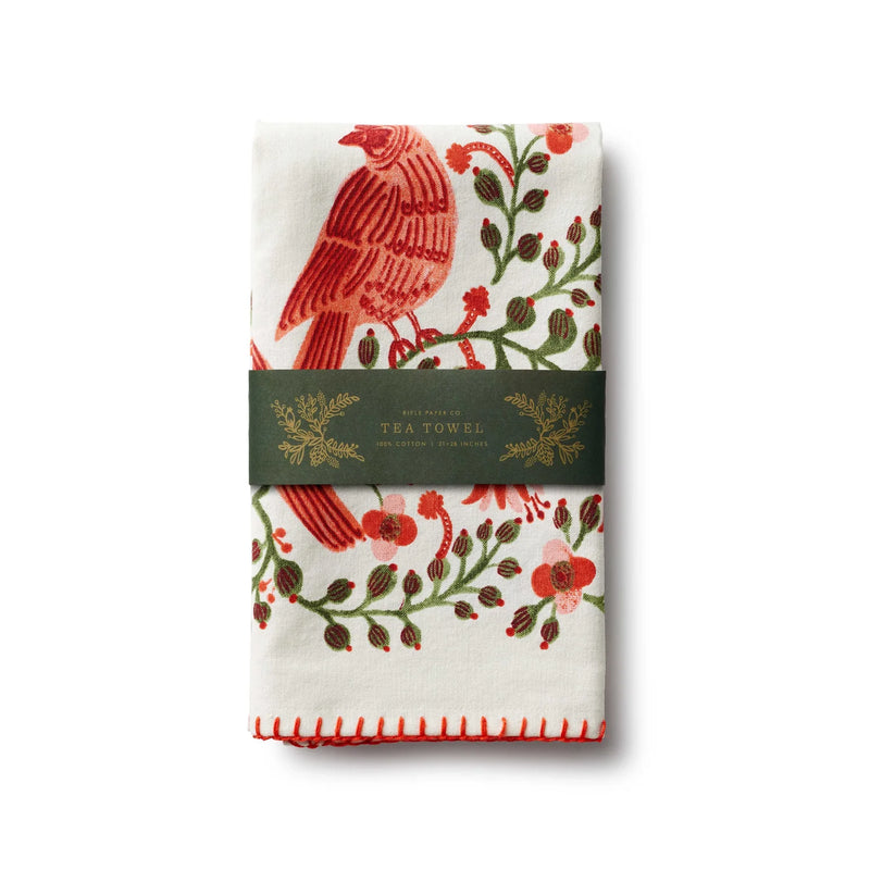 Rifle Paper Co. Cardinals Tea Towel