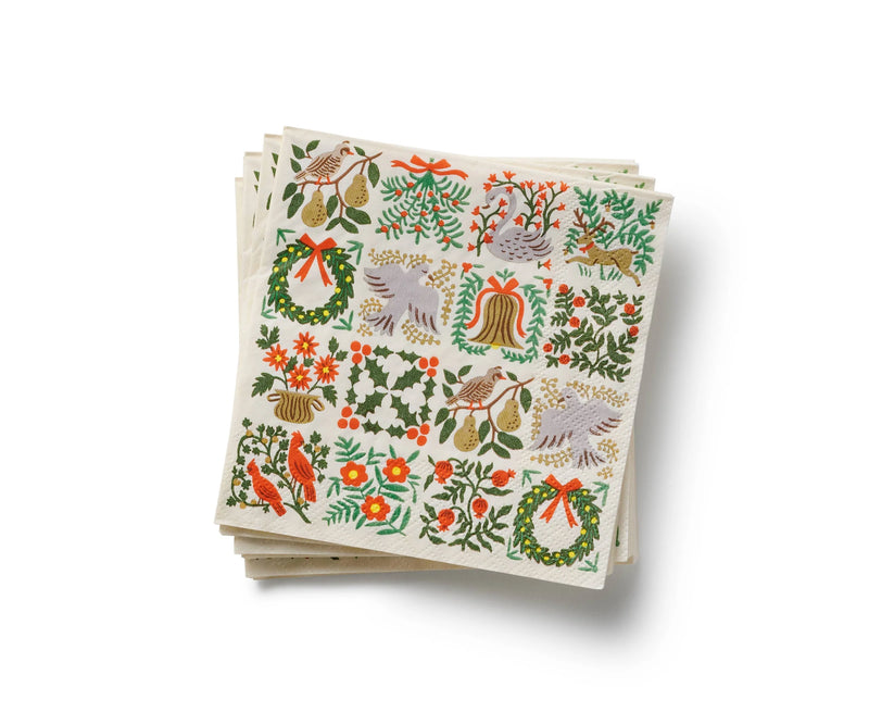 Rifle Paper Co. Christmastide Cocktail Napkins
