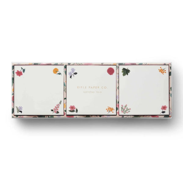 Rifle Paper Co. Dahlia Notepad Trio