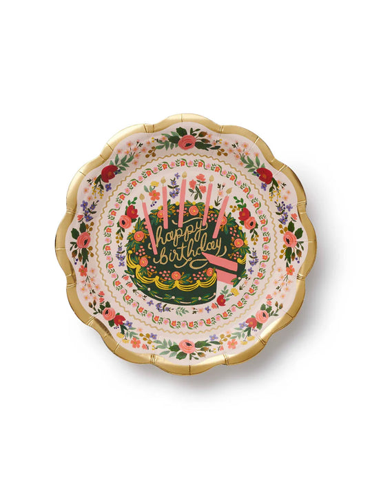 Rifle Paper Co. Floral Cake Small Plates