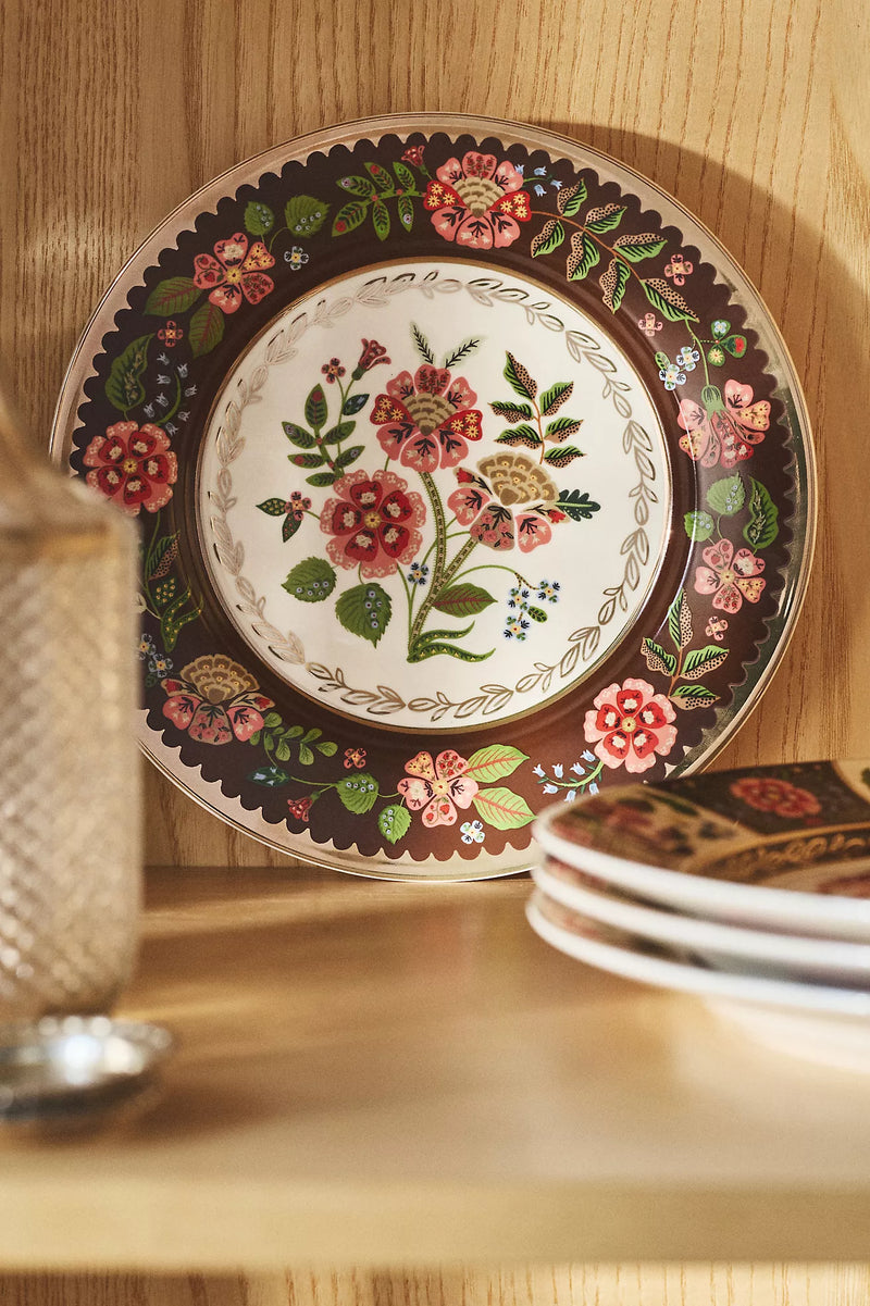 Rifle Paper Co. Gracie Porcelain Dessert Plate Set